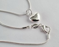 DELIKATNY WISIOREK SREBRO 925 SERCE