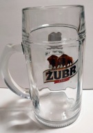 kufel piwo Żubr, 2 ŻUBRY I SPOKÓJ, 1,0L z około 2006r.