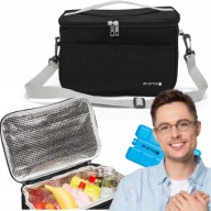 TORBA TERMICZNA NA LUNCH JEDZENIE IZOLACYJNA TURYSTYCZNA ŚNIADANIOWA WKŁAD