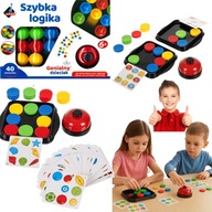 GRA LOGICZNA ASKATO SZYBKA LOGIKA ZABAWKA DLA DZIECI PREZENT ŚWIĘTA 40 EL