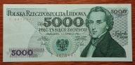 PRL 5000 zł 1982 T 4478991 Stan +3