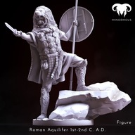 Legionista Aquilifer, chorąży rzymskiego legionu- figurka wydruk 3D