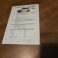 Suzuki Grand Vitara j.Polski prospekt folder katalog broszura