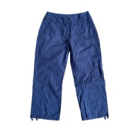 Spodnie damskie fioletowe do połowy łydki 7/8 proste 38 Camaieu