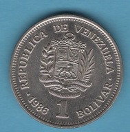 Wenezuela 1 boliwar, 1986