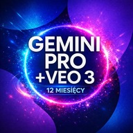GOOGLE AI PRO + GEMINI ADVANCED | 12 MIESIĘCY | 2TB GOOGLE ONE | GLOBAL