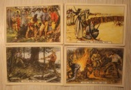 Karl May - KARTY - KAUGUMMI BULL - ZESTAW 4 SZTUK - KAŻDA INNA