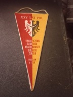 Proporczyk XXV lat PRL I Młodzieżowa Krajoznawcza Wrocław 1969