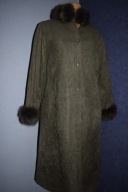 C & A PŁASZCZ ZIELONY DŁUGI PRAWIE NOWY_44