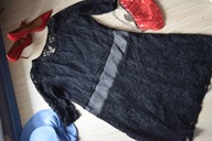 SUKIENKA CZARNA KORONKOWA MINI _44