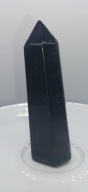 Unikat kolekcjonerski naturalny Czarny kwarc obelisk stożek stojący 70mm