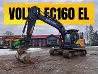 Volvo EC160 EL gasienicowa koparka gasienicowa, 19t, lyzka, klima, szybkoz
