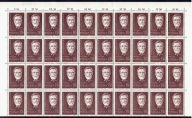 ARKUSZ KOMPLETNY WIELCY UCZENI Fi 991 ** LUDWIK PASTEUR Zn W ///7