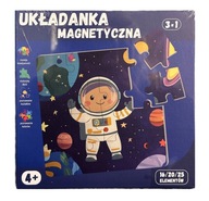 QBI Układanka magnetyczna Puzzle 3w1 16/20/25 el. Kosmos