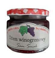 Dżem winogronowy BEZ DODATKU CUKRU domowy 300 gram