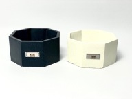 Doniczka do Bonsai BIAŁY OCTA 16 CM NOWOCZESNA