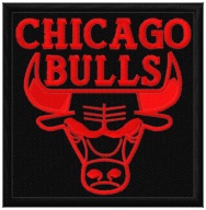 Termo Naszywka Chicago Bulls NBA Koszykówka Jordan Haftowana Naprasowanka