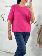 Sweter Baby Alpaka TOSCANA Fuksja