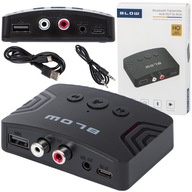 TRANSMITER ODBIORNIK BLUETOOTH 5.3 AUX MINIJACK 3,5mm USB-C 2xRCA ZESTAW