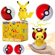 FIGURKA KOLEKCJONERSKA POKÉMON PIKACHU PLASTIKOWA WIELOKOLOROWA 3 LATA +