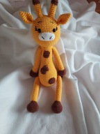 Zyrafa maskotka - handmade szydelko