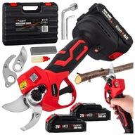 NOŻYCE SEKATOR akumulatorowy ELEKTYRCZNY do ogrodu 21V 30 mm WYŚWIETLACZ