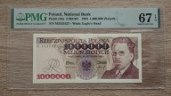 1000000 zł 1993 seria M PMG 67 EPQ