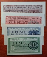 II wś 1 RMk - 50 RMk [1944] Bony Wehrmachtu Stan unc