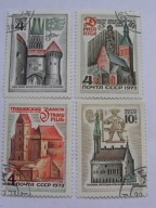 ZSRR - zabytki republik bałtyckich - Mi. 4195-98 kasowane