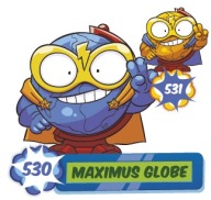 SUPER ZINGS seria 7 531 Maximus Globe żółty