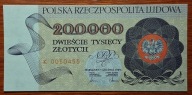 PRL 200 000 zł 1989 K 0050455 Stan unc