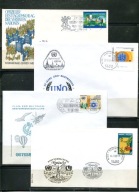 A56741)UNO Wien: 4 Koperta z Specjalny Stempel