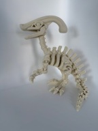 Parasaurolophus dinozaur z grzebieniem szkielet ruchoma figurka 3d zabawka