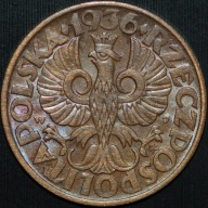 5 groszy 1936 - piękny egzemplarz
