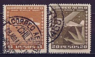 CHILE 6+20 c.kas. Poczta lotnicza - 1934