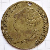 FRANCJA OPTIMO PRINCIPI - LUDWIK XVI / żeton