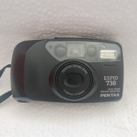 Pentax Espio 738 obiektyw 38-70mm zoom aparat analogowy point & shoot