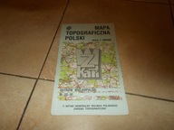 Ostrów Wielkopolski Wojskowa mapa topograficzna Milicz Pleszew Krotoszyn