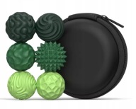 Magnetyczne Kulki Sensoryczne Antystresowe Zieleń 6 sztuk + Etui