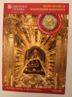 MARIAZELL - MATKA BOŻA Z MARIAZELL, NUMIZMAT ZŁOCONY, MODLITWA