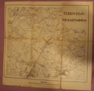 MAPA - TEREN BOJU POD RADZYMINEM PODZIAŁKA od 1000 m - 7 km