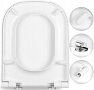 DESKA SEDESOWA WOLNOOPADAJĄCA TOALETA ŁAZIENKA DESKI SEDES BIAŁA