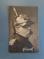 Generał pruski w pickelhaubie.