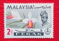 MALEZJA PERAK 1965 storczyki czyste**