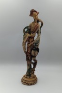 Wysoka zabytkowa figurka46cm Cesarzowa Gejsza w stylu azjatyckim vintage1z2