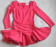 Lou Aisha śliczna sukienka koktajlowa w czerwonym odcieniu r. L