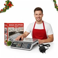 WAGA SKLEPOWA 40KG/ 2g ELEKTRONICZNA KUCHENNA GASTRONOMICZNA MAGAZYNOWA LCD