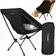 Krzesło Turystyczne Składane Kempingowe Lekkie Mocne Plażowe Leżak Fotel