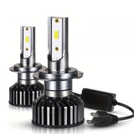 Żarówki LED H7 12000LM 6500K 12V/24V z wentylatorem, 2 szt. do reflektorów
