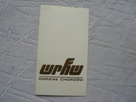 KARNET WPHW ODDZIAŁ CHORZÓW